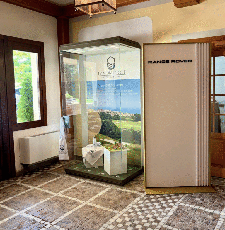 La prima vetrina IMMOBILGOLF nel cuore del Golf della Montecchia