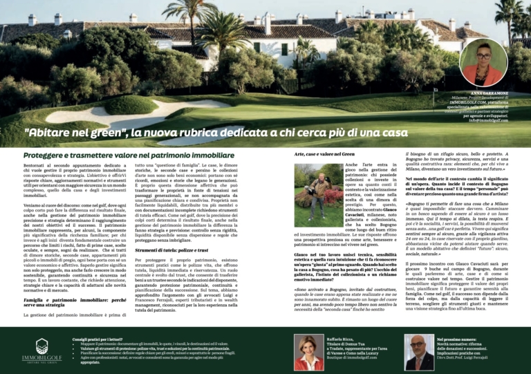 Abitare nel Green, la rubrica dedicata a chi cerca più di una casa