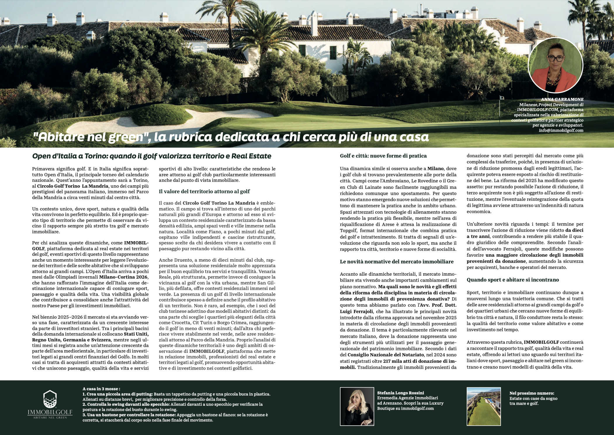 Golf Magazine, marzo 2026