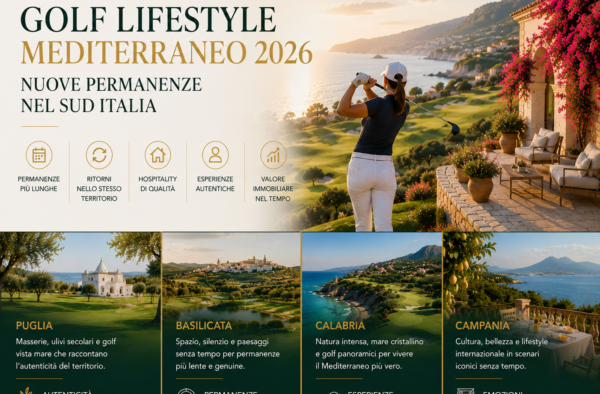 Golf Lifestyle Mediterraneo 2026/ nuove permanenze nel Sud
